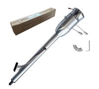 Universal 32" GM-style Tilt Steering Column Floor Shift Stainless Steel | No Keys, Compatible With Automatic or Manual Transmissions, 5-position Tilt