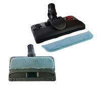 Universal 32mm 35mm Vacuum Mop Head - Wet & Dry 2-in-1 Floor Tool Compatible with Numatic Henry Hetty Hoover James Amazon Basics - with Built-in Water Tank and Washable Mop Pad for Hard Floors
