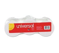Universal 35720 Adding Machine/Calculator Roll, 16 lb, 1/2" Core, 2-1/4" x 150 ft, White (Pack of 3)