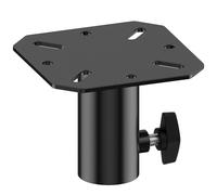 Universal 35mm Speaker Adapter Bracket for Pro Audio DJ/PA Speaker Stand Adapter - Metal Speaker Stand Mounting Plate for Standard 35mm Speaker Pole or Tripod Speaker Stand