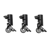 Universal 35mm Swivel Casters, Portable Rotating Wheels for Speaker Stands, Heavy-Duty, Easy-Move, Smooth-Gliding, Perfect for Home & Studio Use