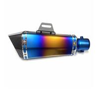 Universal 36-51mm Motorcycle Exhaust With DB Killer Stickers Muffler For Kawasaki Z900 ZX6R ZX10