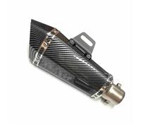 Universal 36-51mm Motorcycle Exhaust With DB Killer Stickers Muffler For Suzuki GSXR1000 SV650