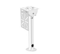 Universal 360° Adjustable Dome Camera Mount - Retractable Aluminum Alloy Bracket for Secure Ceiling & Wall Surveillance, Ideal for Home & Business ty