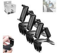 Universal 360° Dashboard Phone Holder, Car Phone Holder Mount, Multifunctional Waterproof Vehicle Smartphone Mount, Fits 4”-7” Phones, Rock-Solid Grip, No Suction (3Pcs)