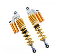 Universal 360MM Motorcycle Shock Absorber Suspension Damper Spring Modified Moto Accessories Motorcycle Damping Device(Gold)