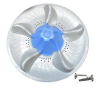 UNIVERSAL 37.5CM WHITE PULSATOR TURNTABLE CHASSIS, Compatible For WASHING MACHINE