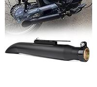 Universal 38/40/42/45mm Matte Black Motorcycle Slash Cut Muffler Exhaust Silencer Pipe For XV950 M800 1200 Custom XL883