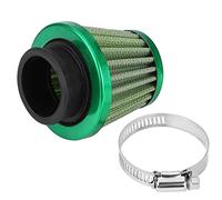 Universal 38mm Pit Bike Air Filter, Intake Air Filter Motorcycle Air Filter Motorcycle Intake Air Filter Kit with Offroad ATV Quad Dirt Pit Bike Gold (Green)