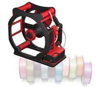 Universal 3d Printer Filament Respooler, Electric & Hand-cranked Dual-mode Spool Winder With Smart Start/stop, Removable Modular Design, Welding Threads & Textile Yarns Electric-Red