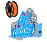 Universal 3d Printer Filament Respooler, Electric & Hand-cranked Dual-mode Spool Winder With Smart Start/stop, Removable Modular Design, Welding Threads & Textile Yarns Electric-Blue