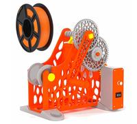 Universal 3d Printer Filament Respooler, Electric & Hand-cranked Dual-mode Spool Winder With Smart Start/stop, Removable Modular Design, Welding Threads & Textile Yarns Electric-Orange