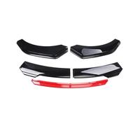 Universal 4/5PCS Adjustable ABS Plastic Front Bumper Lip Separator Body Duck Lip Splitter Chin Spoiler Body Kit Diffuser Front Bumper Lip Spoiler