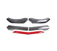 Universal 4/5PCS Adjustable ABS Plastic Front Bumper Lip Separator Body Duck Lip Splitter Chin Spoiler Body Kit Diffuser Front Bumper Lip Spoiler
