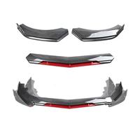 Universal 4/5PCS Adjustable ABS Plastic Front Bumper Lip Separator Body Duck Lip Splitter Chin Spoiler Body Kit Diffuser Front Bumper Lip Spoiler