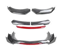 Universal 4/5PCS Adjustable ABS Plastic Front Bumper Lip Separator Body Duck Lip Splitter Chin Spoiler Body Kit Diffuser Front Bumper Lip Spoiler