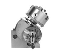 Universal 4-Inch Indexing Head for Milling Machines Dividing Head 3-Jaw Chuck CNC Rotary Axis (No Tailstock)