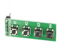 Universal 4 Key Push Button Switch Module with Stable Performance for Mini Breadboard Compatibility MCU PLD Applications Durability
