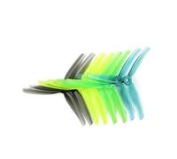 Universal 4 Pairs Of 5.1x3.5x3 6x4x3 Three-blade Propellers 22-23 Series Brushless Motors Suitable For Drone Parts(4pairs F5 green)