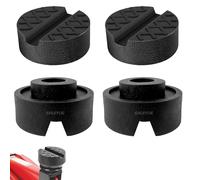 Universal 4 Pcs Floor Jack Rubber Pad, Slotted Trolley Jacking Rubber Blocks for Car Jack, Protects Your Car