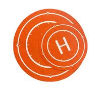 Universal 40/50/60cm Foldable Drone Landing Pad | Double-Sided High-Visibility Cushion Apron & Parking Mat for Outdoor Playing | Waterproof Quadcopter Helipad for DJI Mini/Mavic/Air/Avata(50CM)