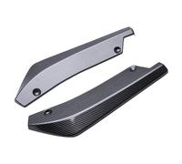 Universal 40CM Rear Bumper Splitter For BMW F30 F31 F32 F33 F22 Side Spoiler Canards Diffuser Sticker Trim Cover Car Lower Skirt(Carbon Fiber Look)