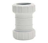 Universal 40mm Compression Waste Straight Connector