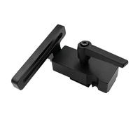 Universal 45 Type T-Track T-Slot Miter Track Jig Aluminium Alloy Miter Track Stop Woodworking DIY Tools for Table Saw Pusher T-Slot Track(1Pc Black Track Stop)