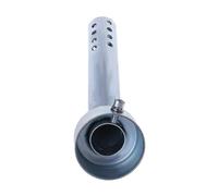 Universal 48mm Motorcycle Angled Exhaust Insert Baffle End Can Db Killer Silencer Muffler Elbow 175mm Length