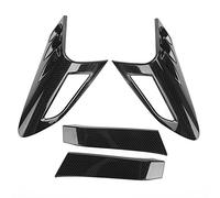 Universal 4Pcs Carbon Fiber Style Rear Back Lamp Tail Light Cover Trim with Material For CHR, Lamps And Accessories,Lamp protective cover