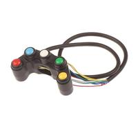 Universal 5 Button Array Motorcycle Switches Race Bikes 22mm Handlebar Switches Handlebar Switches Control