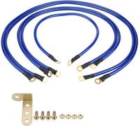 Universal 5 - Point Auto Car Earth Cable System Ground Grounding Wire Kit - Precision Engineering, Durable Construction, Easy Installation - Ideal for Replacement and Professional Maintenance