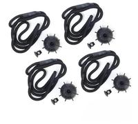 Universal 50cm Tailgate Trunk Car Parcel Shelf Cord Tonneau Cover Strap Trunk Back Lanyard Rear Strap String(4pcs)