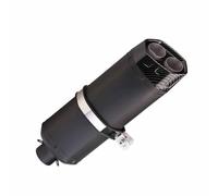 Universal 51mm Motorcycle Exhaust Muffler Double Hole With DB Killer Racing Scooter For Yamaha MT09 R7 MT03 R6