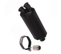 Universal 51MM Motorcycle HP Exhaust Pipe Escape Double Hole Silencer Muffler DB Killer For F750GS F850GS R1200GS ADV