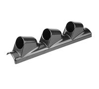 Universal 52mm Triple Gauge Pod for Car A Pillar Mounting with Carbon Fiber Design