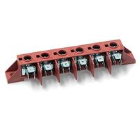 UNIVERSAL 6 POLE SCREW MOUNTED OVEN TERMINAL CONNECTOR BLOCK 40A/450V (4 PACK)