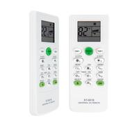 Universal 6000 in 1 LCD AC Remote Control, Works with Mitsubishi LG & More | Works with Mitsubishi, Toshiba, Hitachi, Fujitsu, Daewoo, LG, Samsung, Electrolux, Sanyo, AUX. 6000-in-1 LCD remote.
