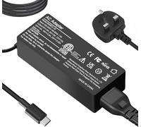 Universal 65W USB C Laptop Charger Compatible with Lenovo Dell HP Samsung Asus Acer Google Chromebook Charger, Type-C Fast Charging UK AC Adapter