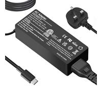 Universal 65W USB C Laptop Charger for Lenovo Thinkpad/Yoga/Chromebook UK Type C Computer, Fit for HP Dell Asus Acer Samsung, Fast Type C AC Adapter Power Cord Supply