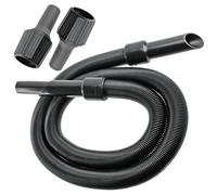SPARES2GO Universal 6m Vacuum Cleaner Extension Pipe Hose Kit (6 Metre Hose + 3 x Adaptors)