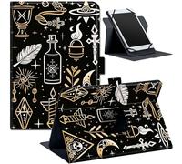 Universal 7 8 Inch Tablet Case, Tablet Case for TCL Tab 8 LE/TCL TAB 8 Plus/TCL Tab 8 WiFi/Fire HD 8 2024, Multi-Angle Viewing PU Leather Stand Case for All 7.0-8.5 Inch Tablet, Various Icons