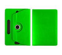 Universal 7 inch 360 Rotating Case Fits All 7 and 7.1 inches Android Tablets, Smooth Interior, PU Leather Exterior Supports Multiple Viewing Angles, Lightweight Folio Wallet Case Cover (Green)