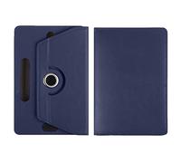 Universal 7 inch 360 Rotating Case Fits All 7 and 7.1 inches Android Tablets, Smooth Interior, PU Leather Exterior Supports Multiple Viewing Angles, Lightweight Folio Wallet Case Cover (Blue)