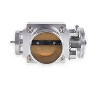 Universal 70mm/100mm Alloy Aluminum CNC Billet Intake Throttle Body RS-THB192 Throttle Body Assembly(100mm Silver)