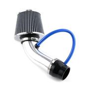 Universal 76mm Car Head Filter Intake Pipe Filter Cold Air Filter Pipe Kit Car Air Intakes(Silver)