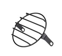 Universal 7inch Motorcycle Headlight Grille Scooter Extension Headlamp Bracket Fog Lamp Guard For Interceptor 650 Headlight Grill Cover