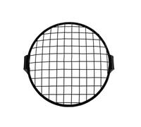 Universal 7inch Motorcycle Headlight Mesh Grill Cap Headlamp Protector Guard Square/Rhombus Cover 18CM Headlight Grille Cover Accessories