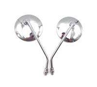 Universal 8 10mm Motorcycle Rearview Mirrors Scooter Chrome Round Side Mirror For Vespa For Piag&gio For Ho&nda Dio Dax Sh Sh 125 300 Cub Rears Views Mirrors