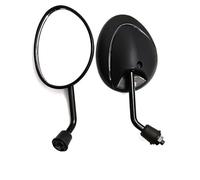 Universal 8mm 10mm Motorcycle Burnt Titanium Oval Rearview Mirror For R1200R R1200GS F800GS G310R F650GS F700GS F800R G450X